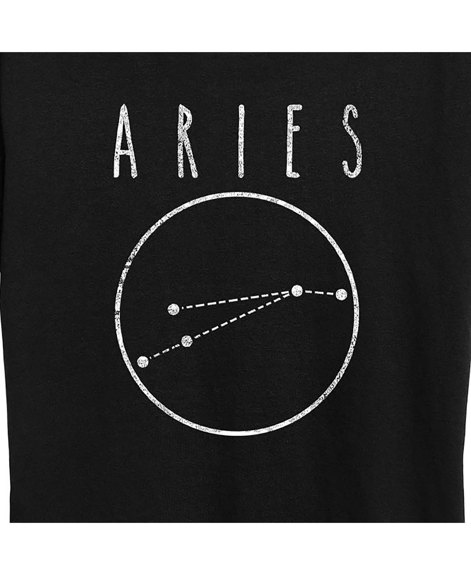 Trendy Plus Size Astrology Aries Graphic T-shirt