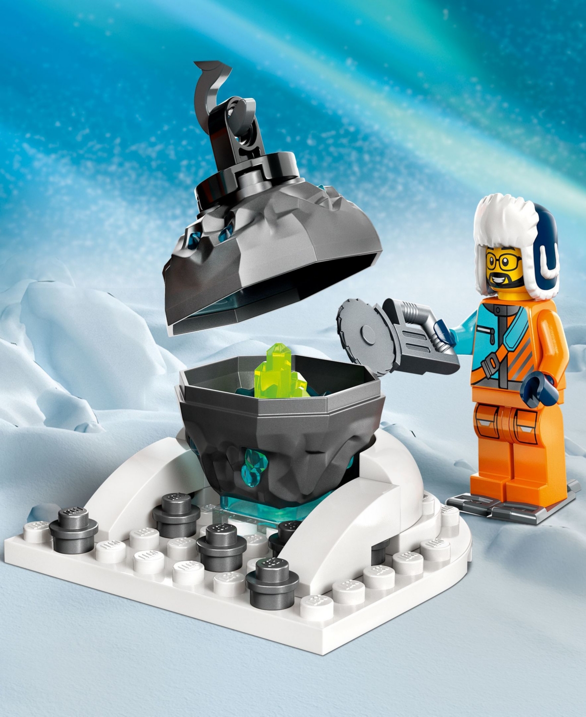 Lego City 60378 Exploration Arctic Explorer Truck & Mobile Lab Toy Vehicle Building Set