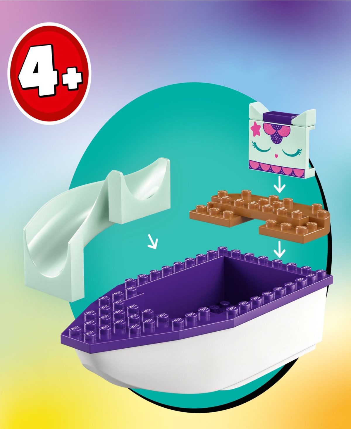 Lego DreamWorks Gabby's Dollhouse Gabby & MerCat's Ship & Spa Toy Building Set