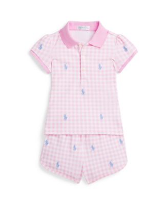 Ralph Lauren Kids Polo Pony motif track pants - Pink