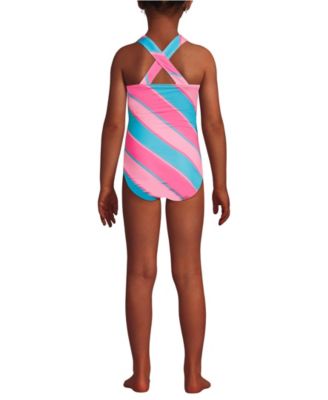 Big Girls Plus Chlorine Resistant One Piece UPF 50 Swimsuit