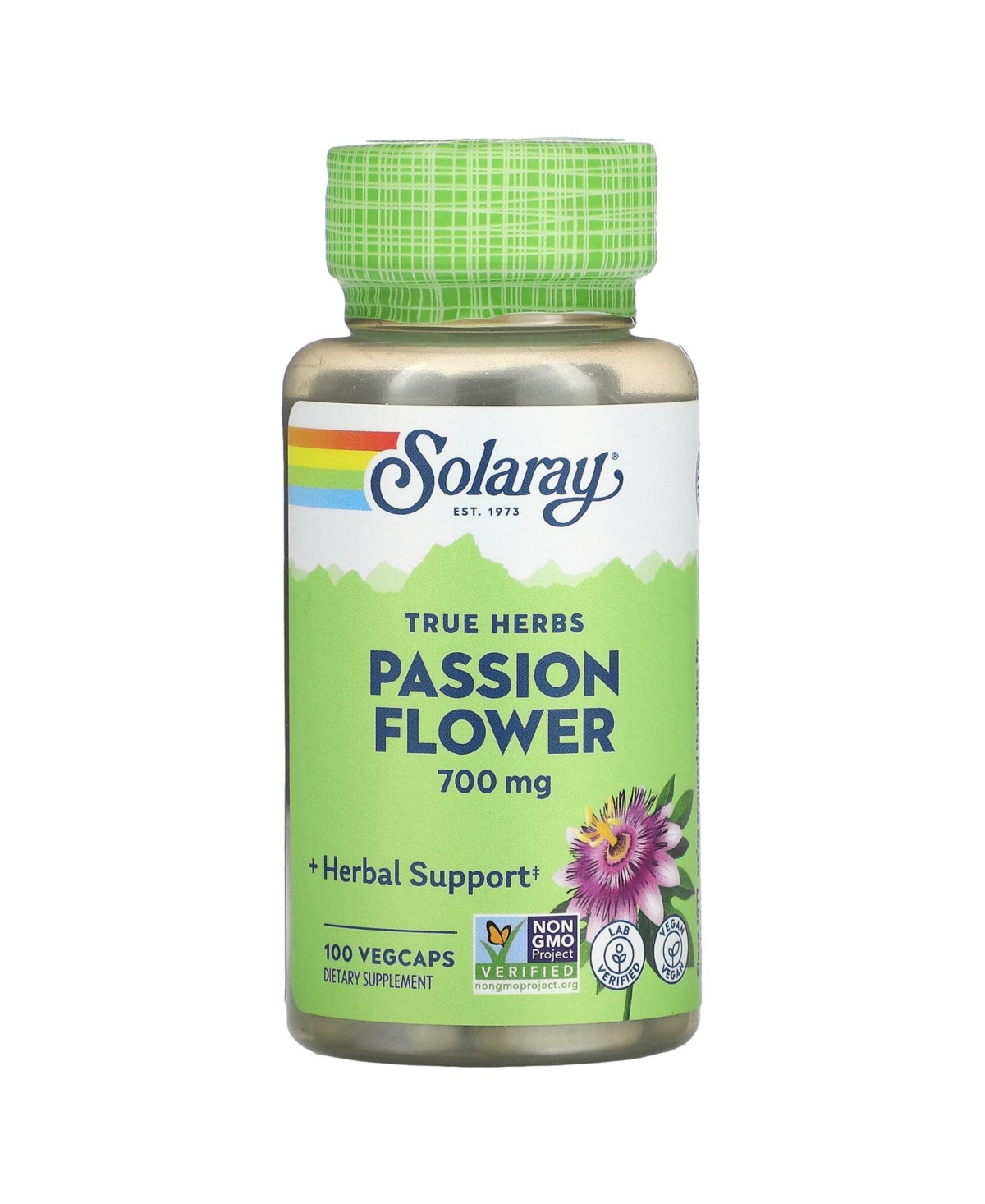 True Herbs Passion Flower 700 mg - 100 Veg Caps (350 mg per Capsule) - Assorted Pre-Pack
