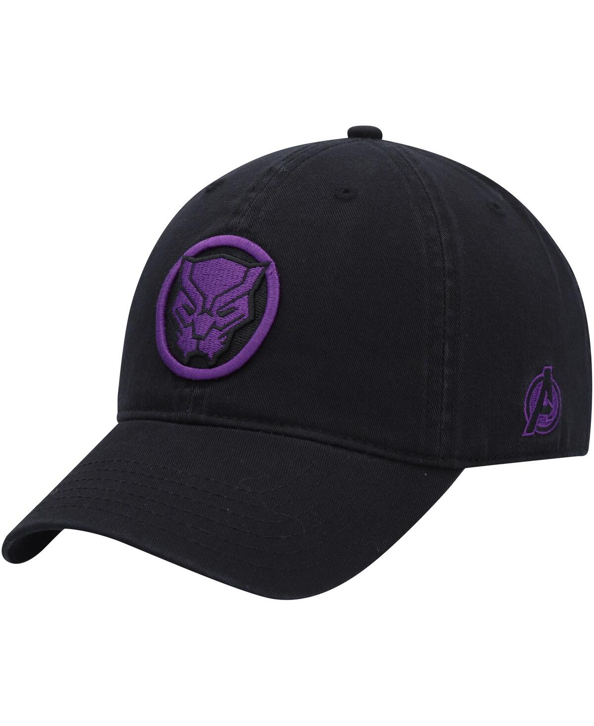 Shop Marvel Men's  Black Black Panther Dad Adjustable Hat