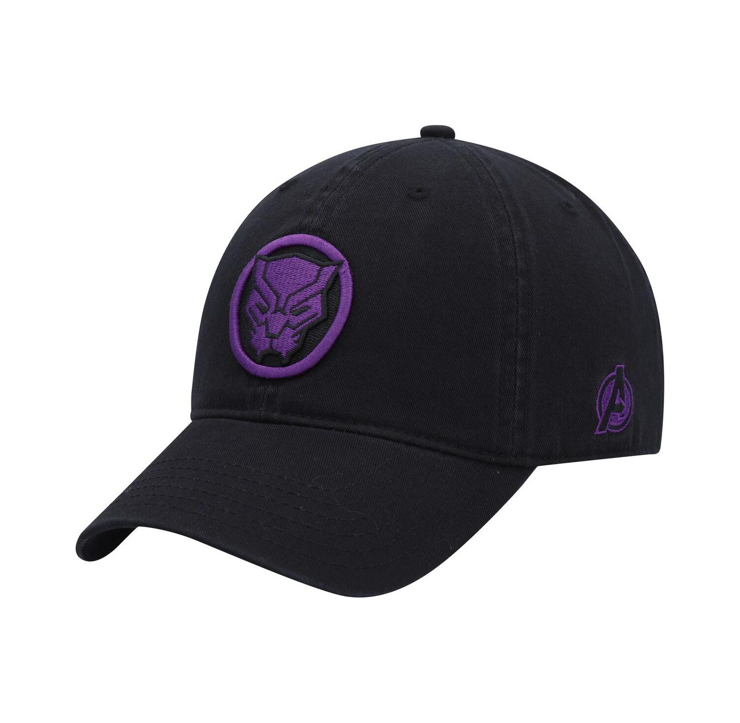 Men's Black Black Panther Dad Adjustable Hat