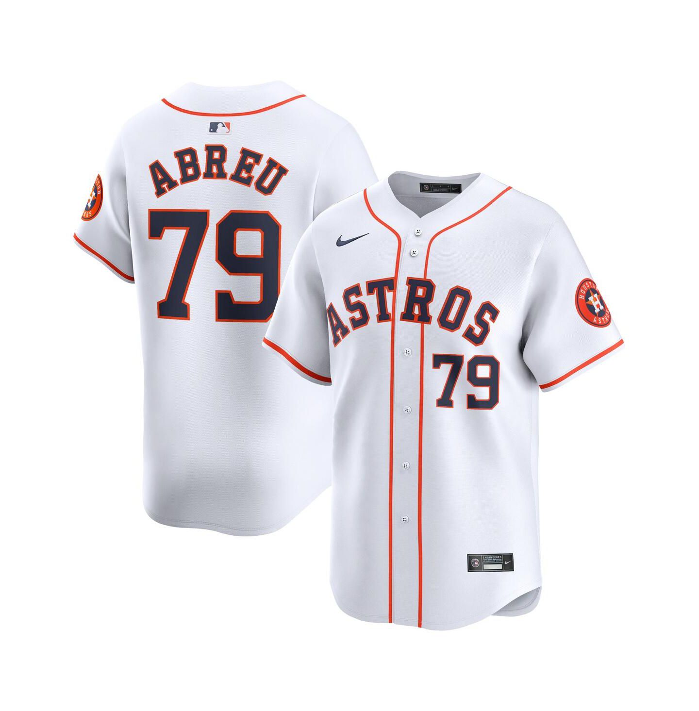 Мужской топ Nike Jose Abreu White Houston Astros Home Limited Player Jersey — фото 1