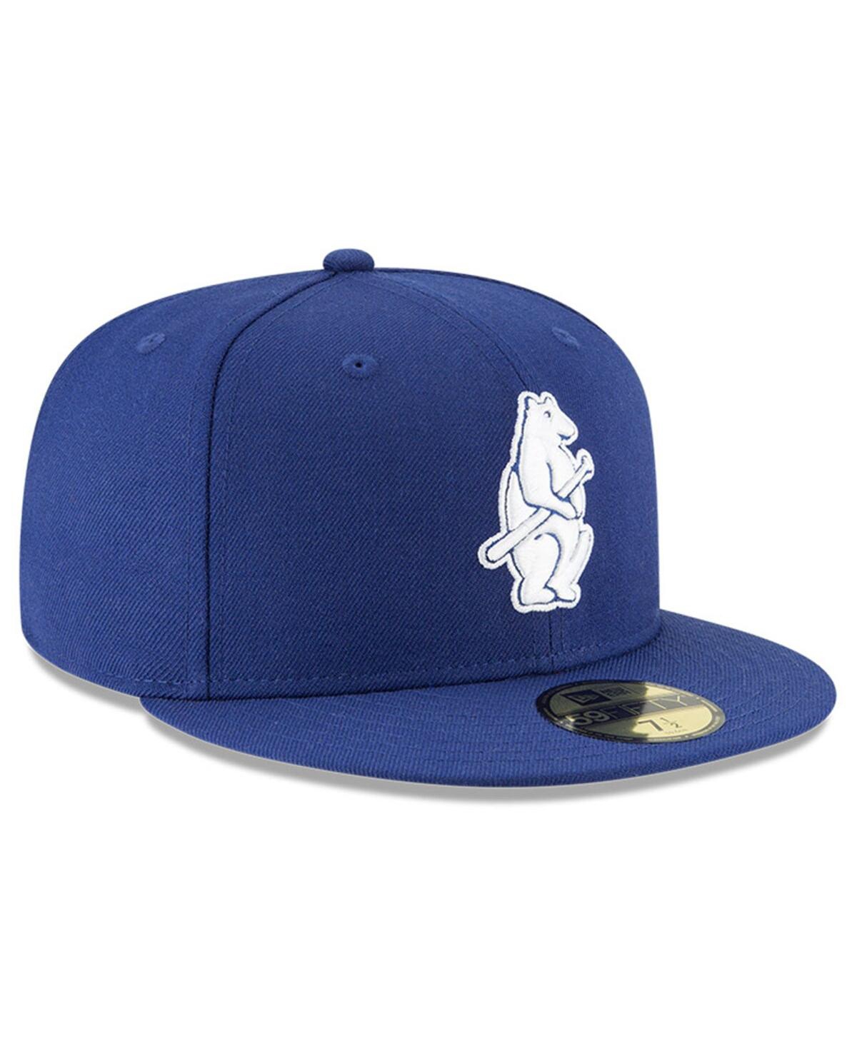 Men's New Era Royal Chicago Cubs Cooperstown Collection Wool 59FIFTY Fitted Hat