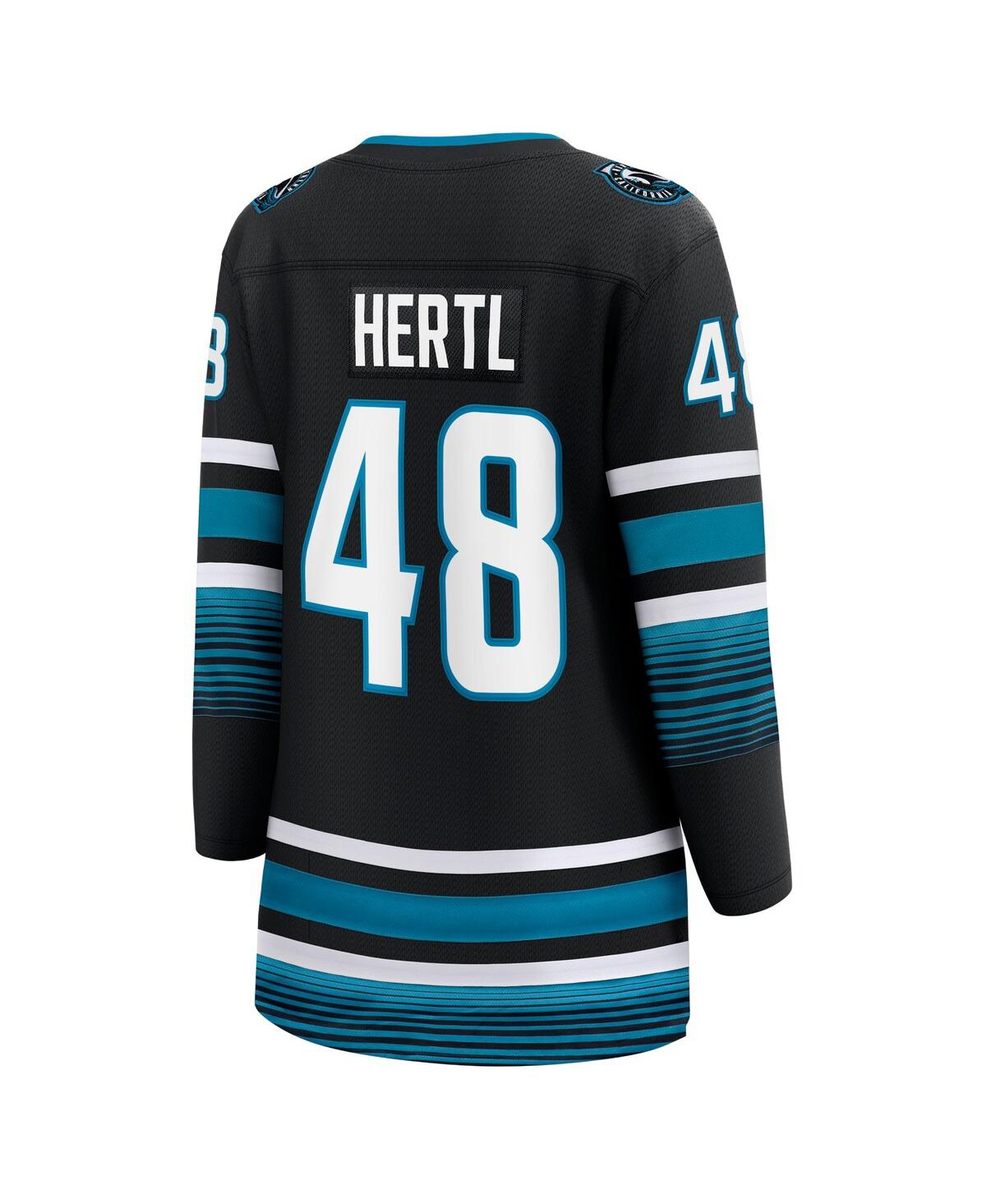 Women's Fanatics Tomas HertlSan Jose Sharks Alternate Premier Breakaway Player Jersey - Black