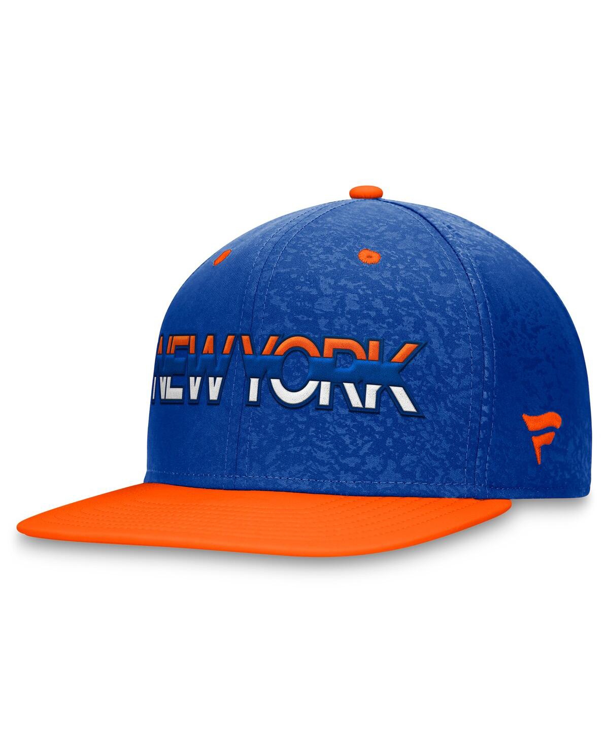 Men's Fanatics Orange New York Islanders Authentic Pro Rink Two-Tone Snapback Hat - Orange