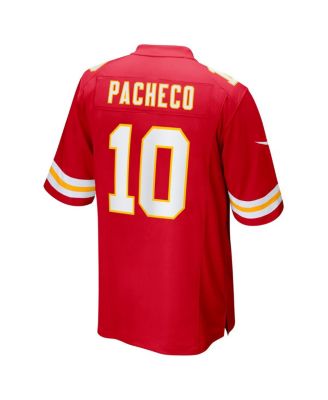 Men's Isiah Pacheco Red Kansas City Chiefs Game Player Jersey