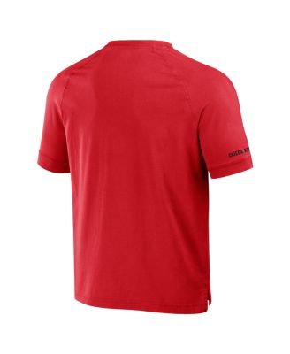 Men's NFL x Darius Rucker Collection by Red Kansas City Chiefs Washed Raglan Henley T-shirt