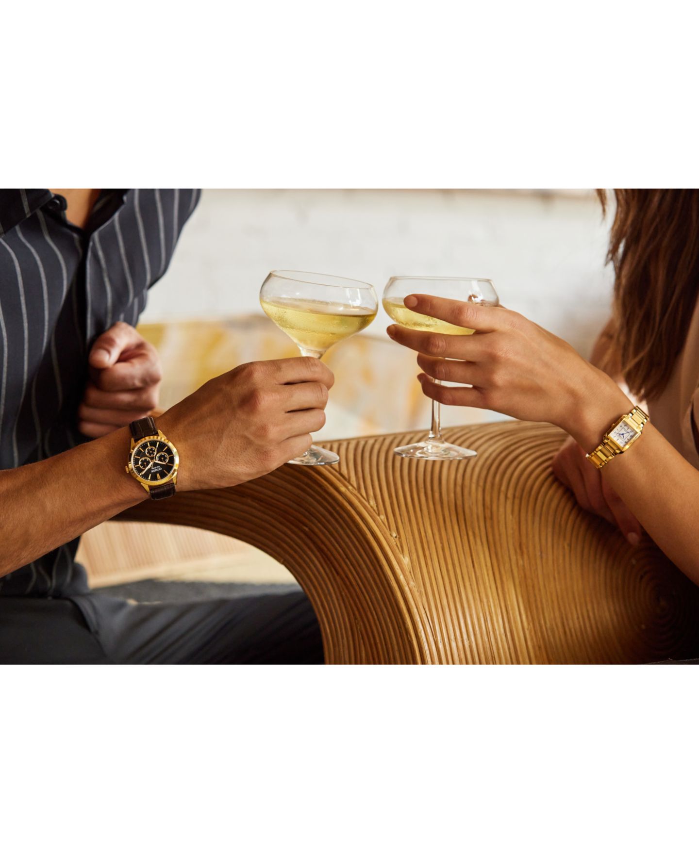 Женские часы Citizen Eco-Drive Bianca Gold-Tone Stainless Steel Bracelet Watch 28mm — фото 10