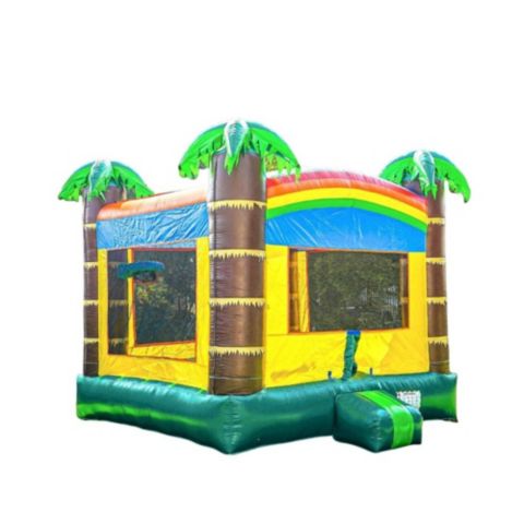 Детская игрушка HERO Kiddo Safari Commercial-Grade Bounce House with Basketball Hoop, Capacity 6, Ages 3+, цвет: Коричневый