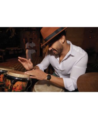 Men's Modern Millennia Gold-Tone Stainless Steel Bracelet Watch 41mm