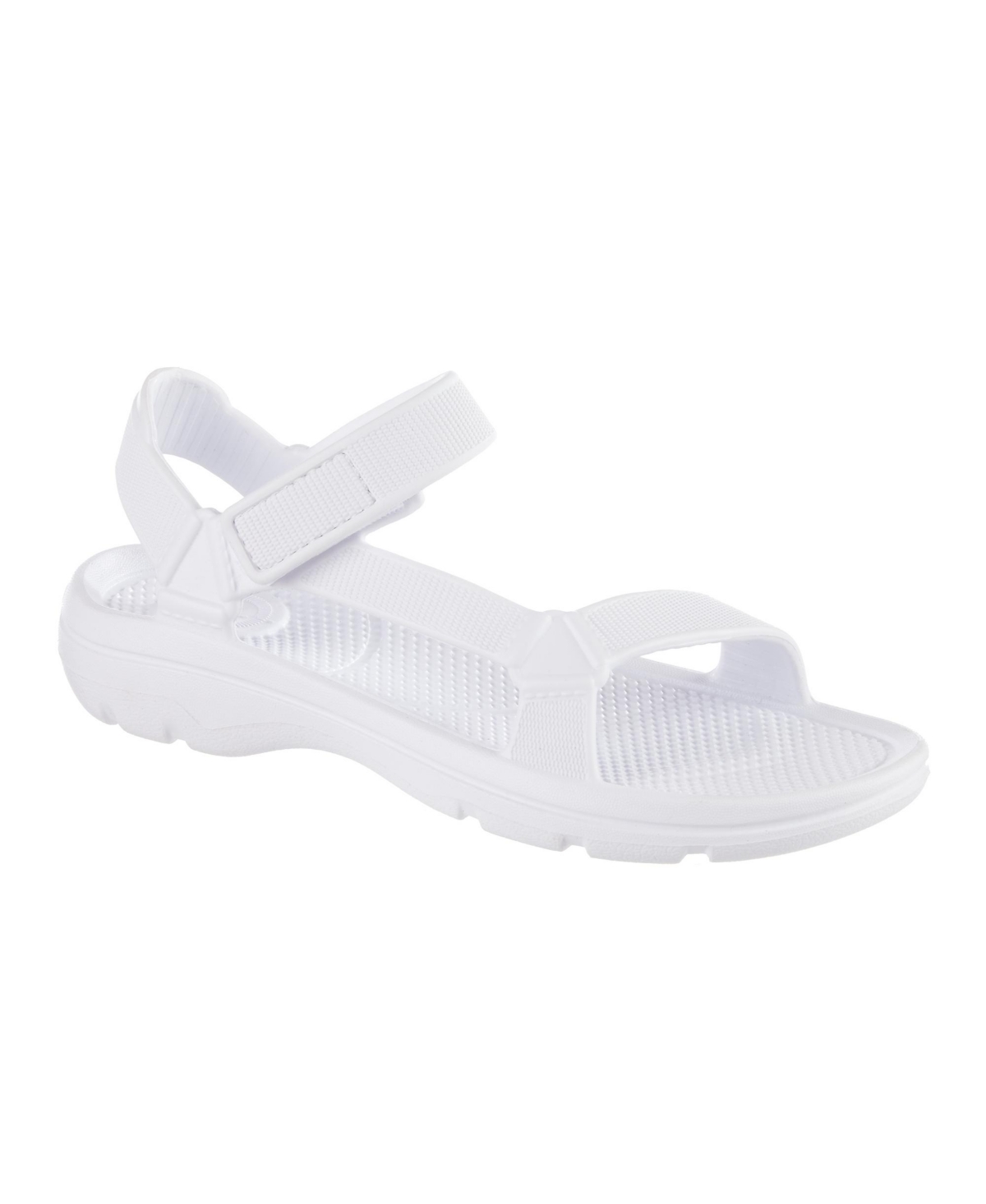 Totes Women's Riley Adjustable Sport Sandals With Everywear In White