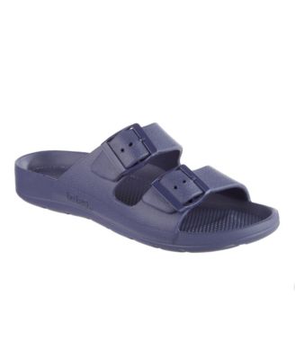 Women's Adjustable Double Buckle Slide Sandals