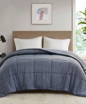 Comfort Cool Jersey Knit Oversized Down Alternative Comforter, King/California King