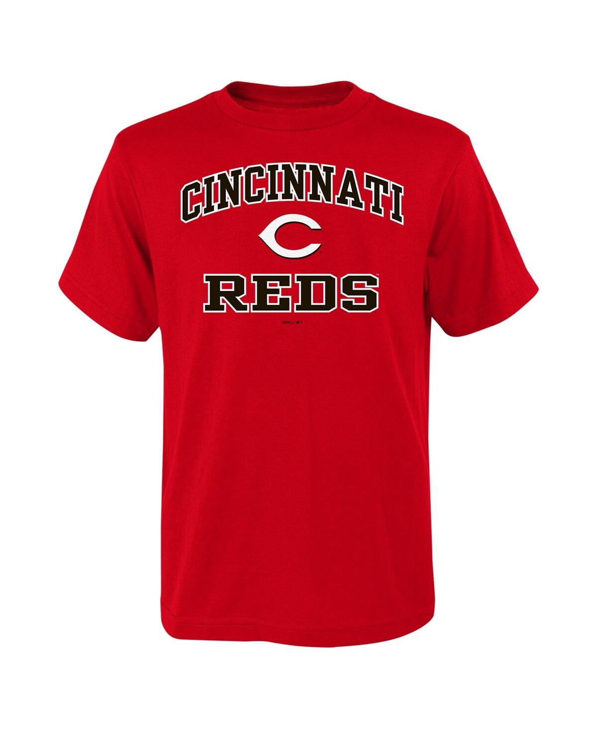 Fanatics Big Boys  Red Cincinnati Reds Heart And Soul T-shirt In Red