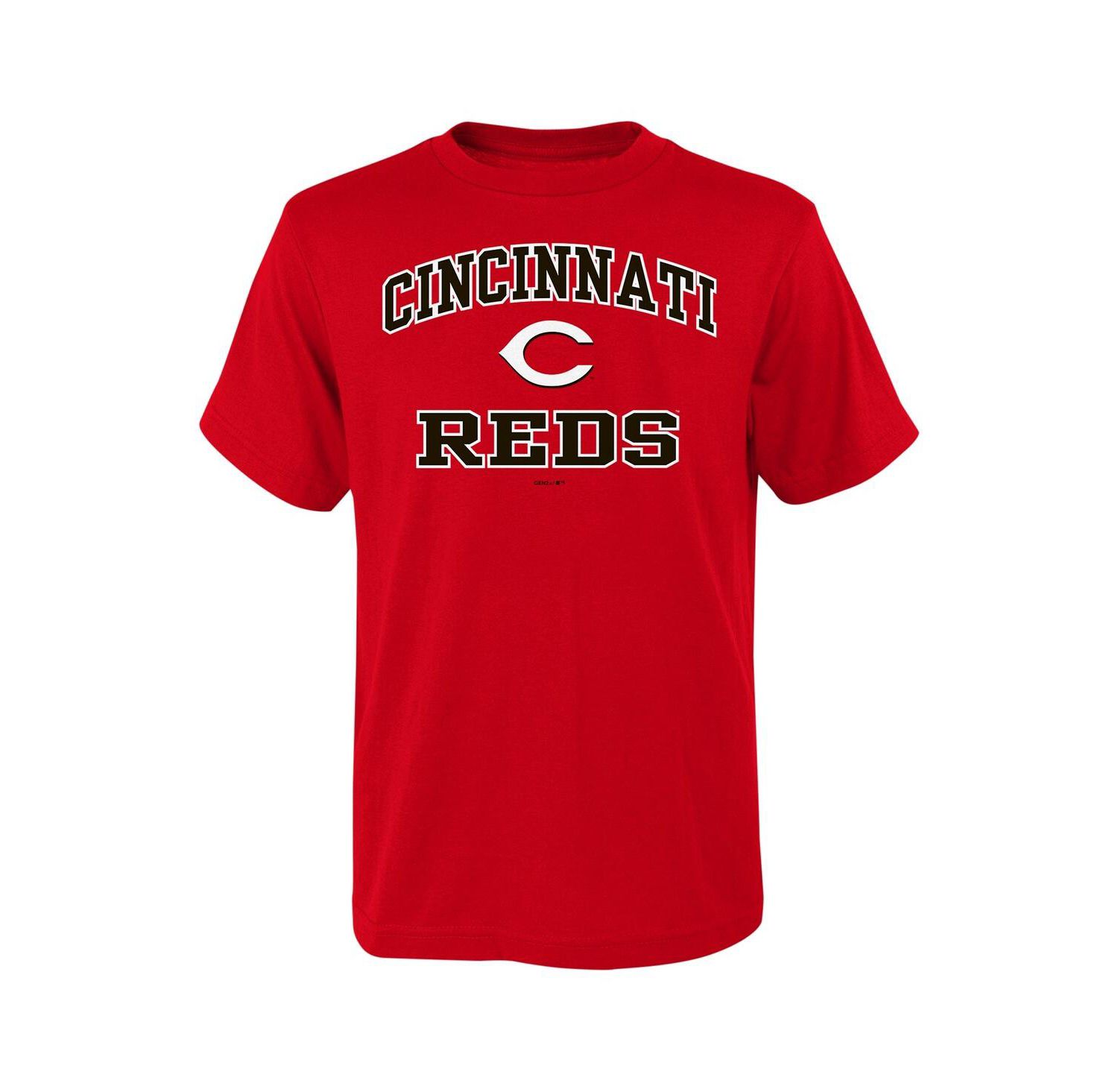 Big Boys Red Cincinnati Reds Heart and Soul T-shirt