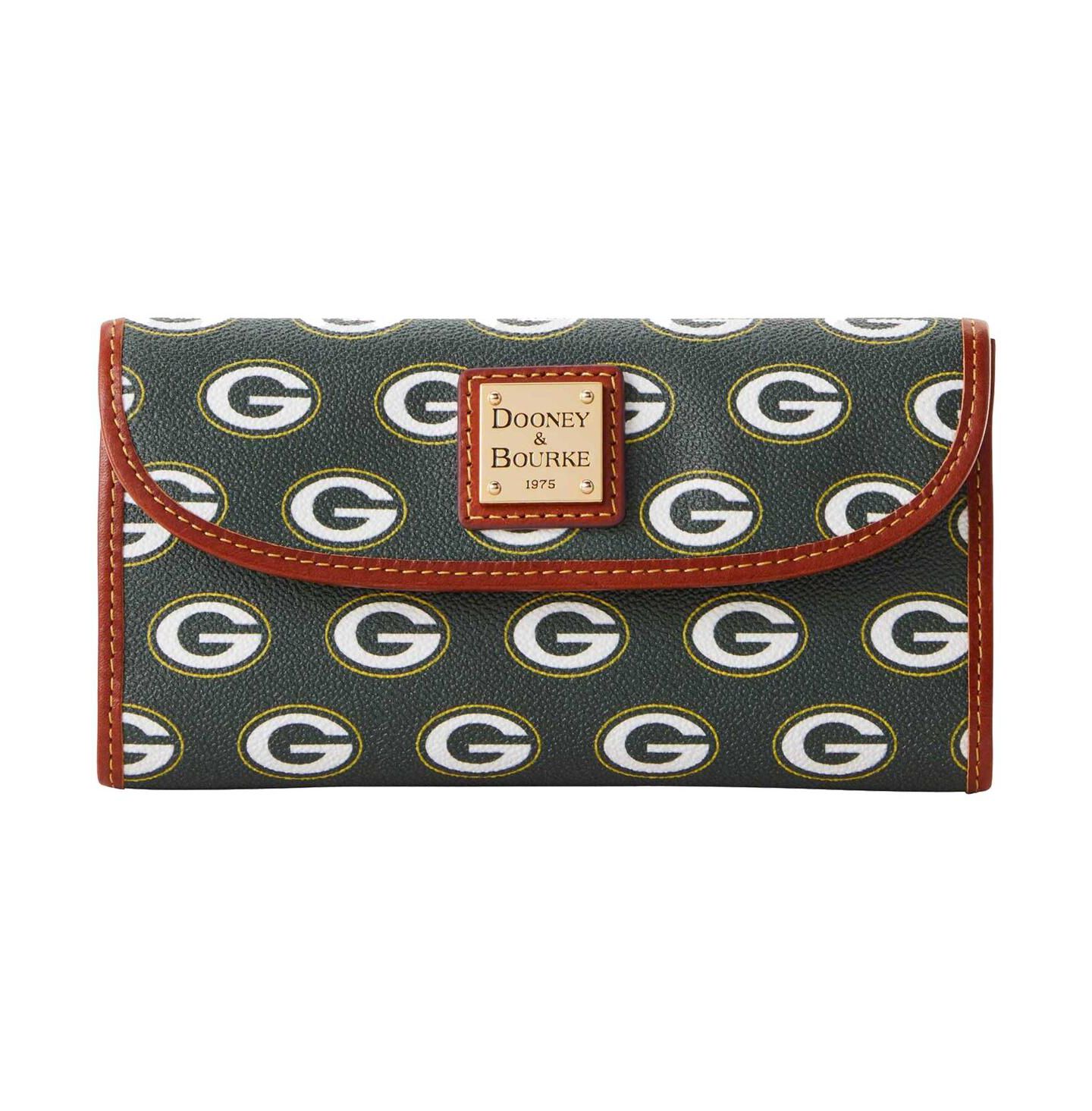 Женский кошелёк Dooney & Bourke Green Bay Packers Continental Wallet — фото 1