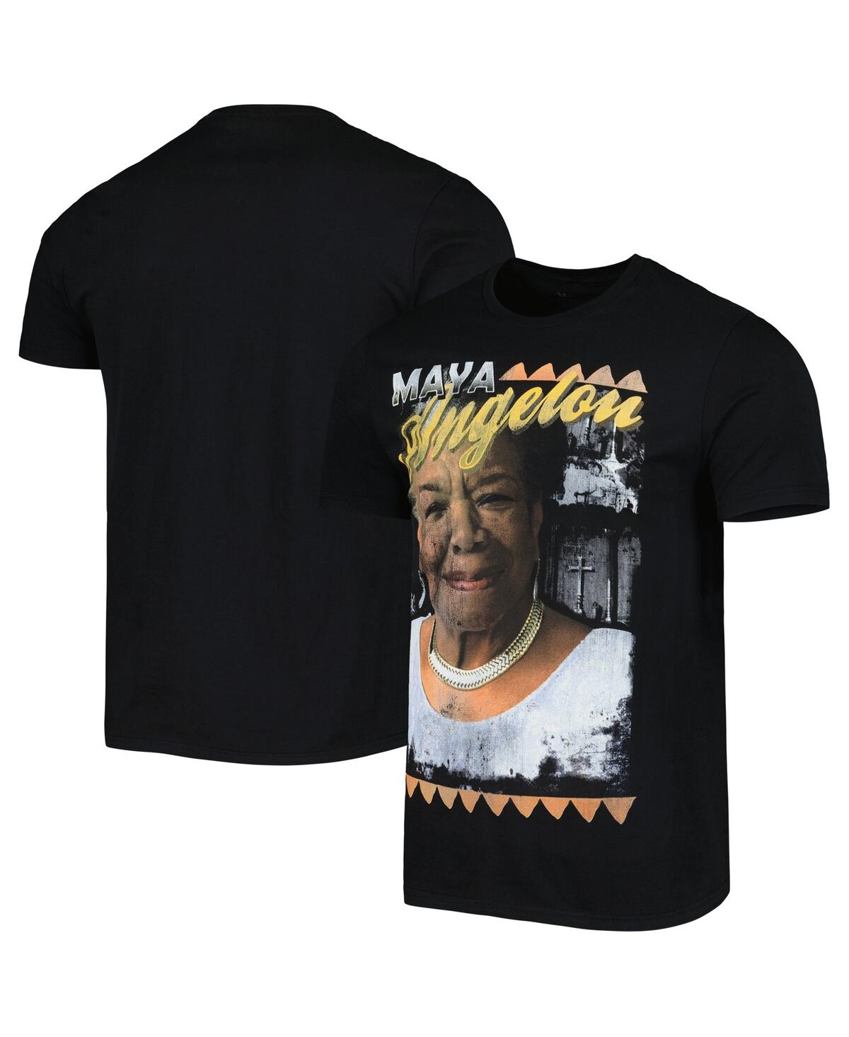 Men's and Women's Black Maya Angelou Graphic T-shirt - Black