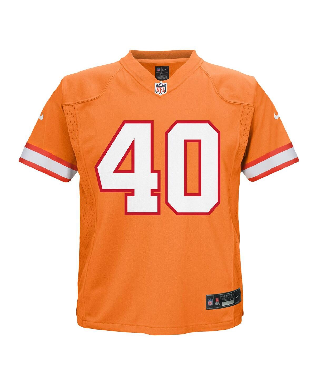 Baby Boys and Girls Nike Mike AlstottTampa Bay Buccaneers Retired Player Game Jersey - Orange