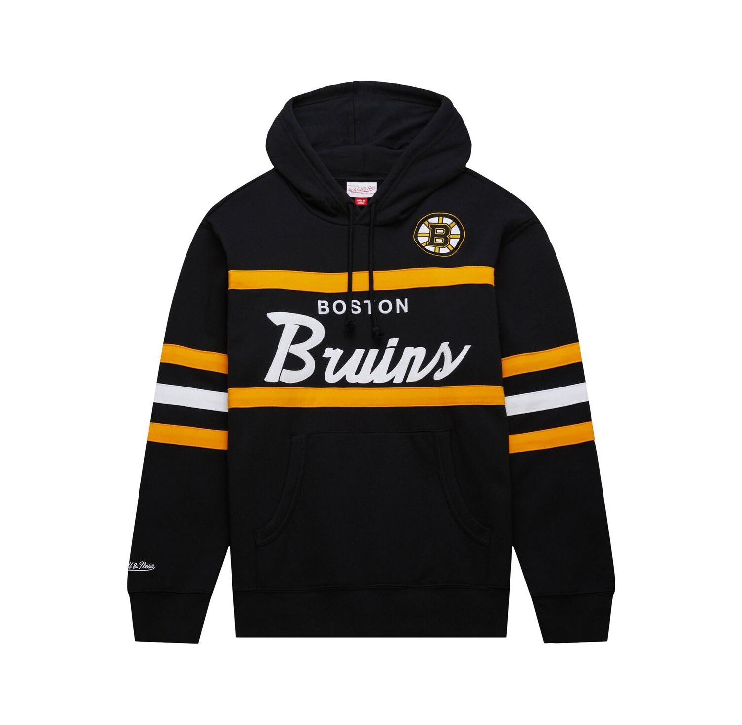 Men's Black Boston Bruins Head Coach Pullover Hoodie