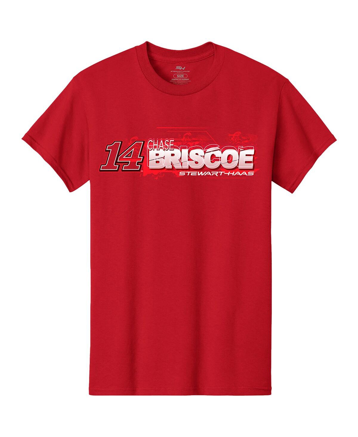 Shop Stewart-haas Racing Team Collection Men's  Red Chase Briscoe Car T-shirt
