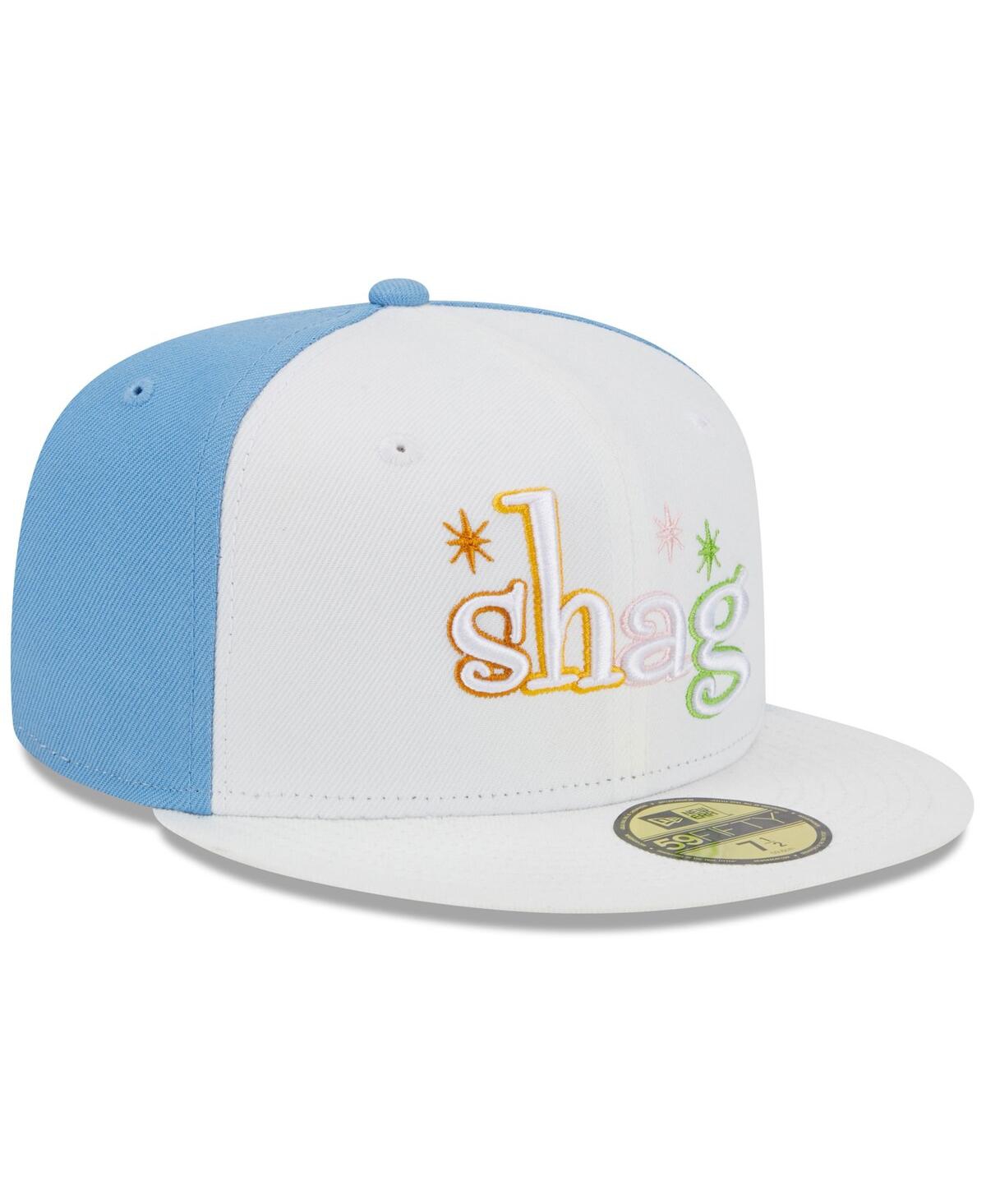 Men's New EraWinston-Salem Dash Theme Nights Shags 59FIFTY Fitted Hat - White