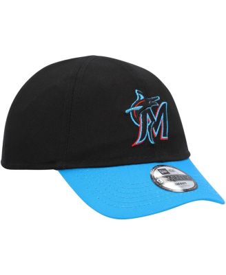 Baby Boys and Girls Black Miami Marlins Team Color My First 9TWENTY Flex Hat