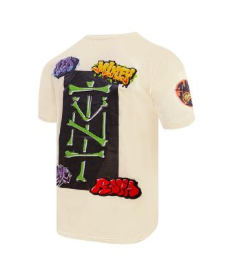 Men's and Women's Natural Teenage Mutant Ninja Turtles Turtle Time Graphic T-shirt