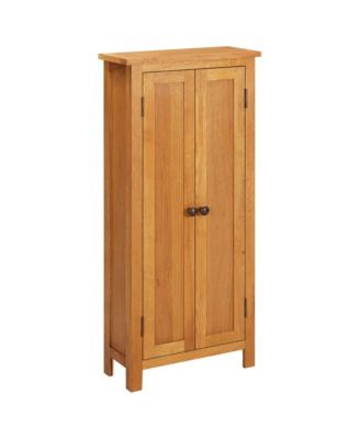Storage Cabinet 19.7"x8.7"x43.3" Solid Oak Wood