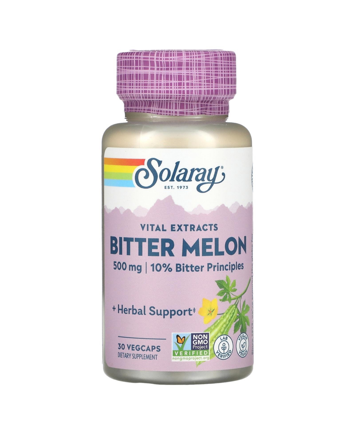 Bitter Melon 500 mg - 30 Veg Caps - Assorted Pre-Pack