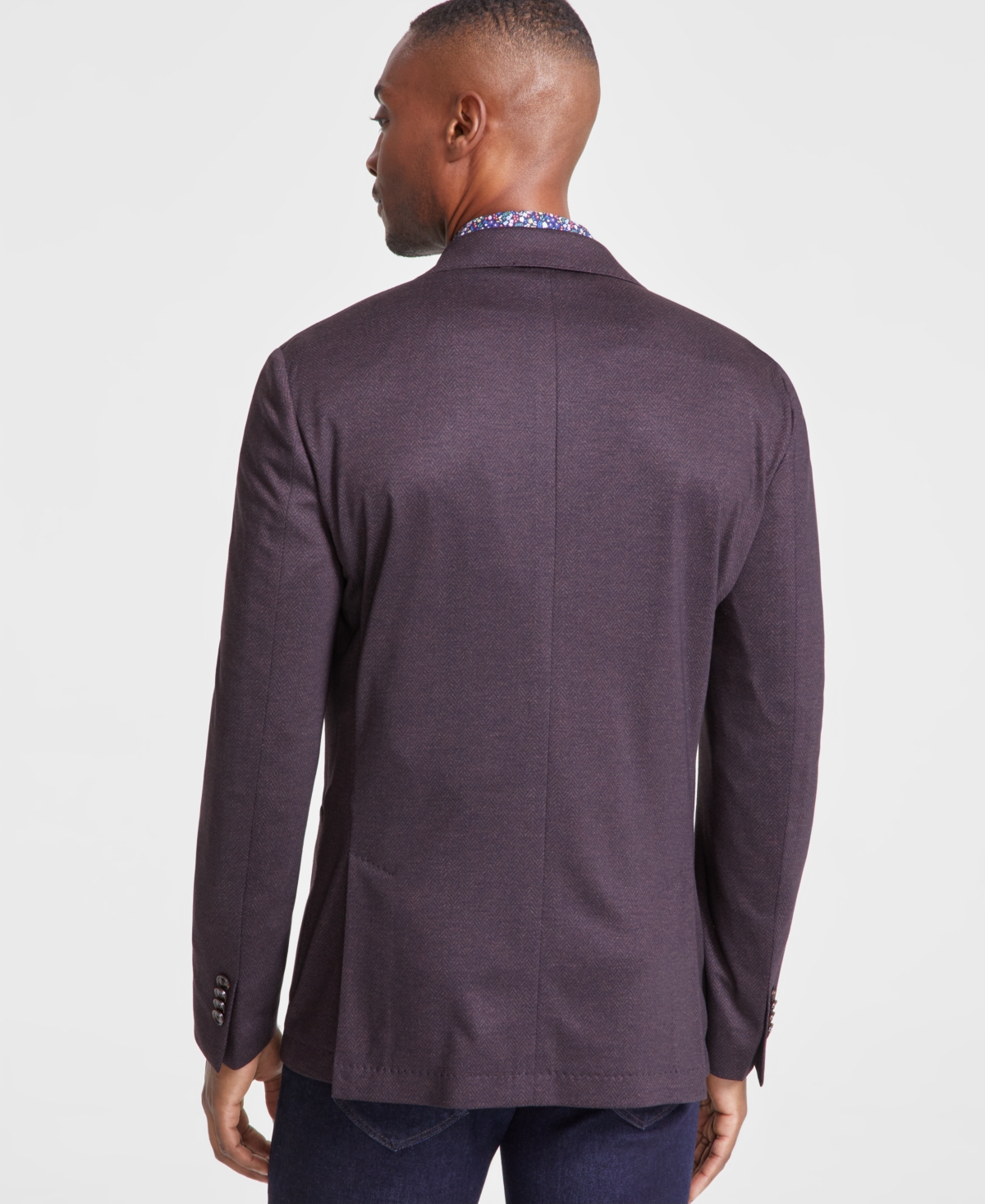 Bar Iii Men's Slim Fit Sport Coat, Created For Macy's In Burgundy