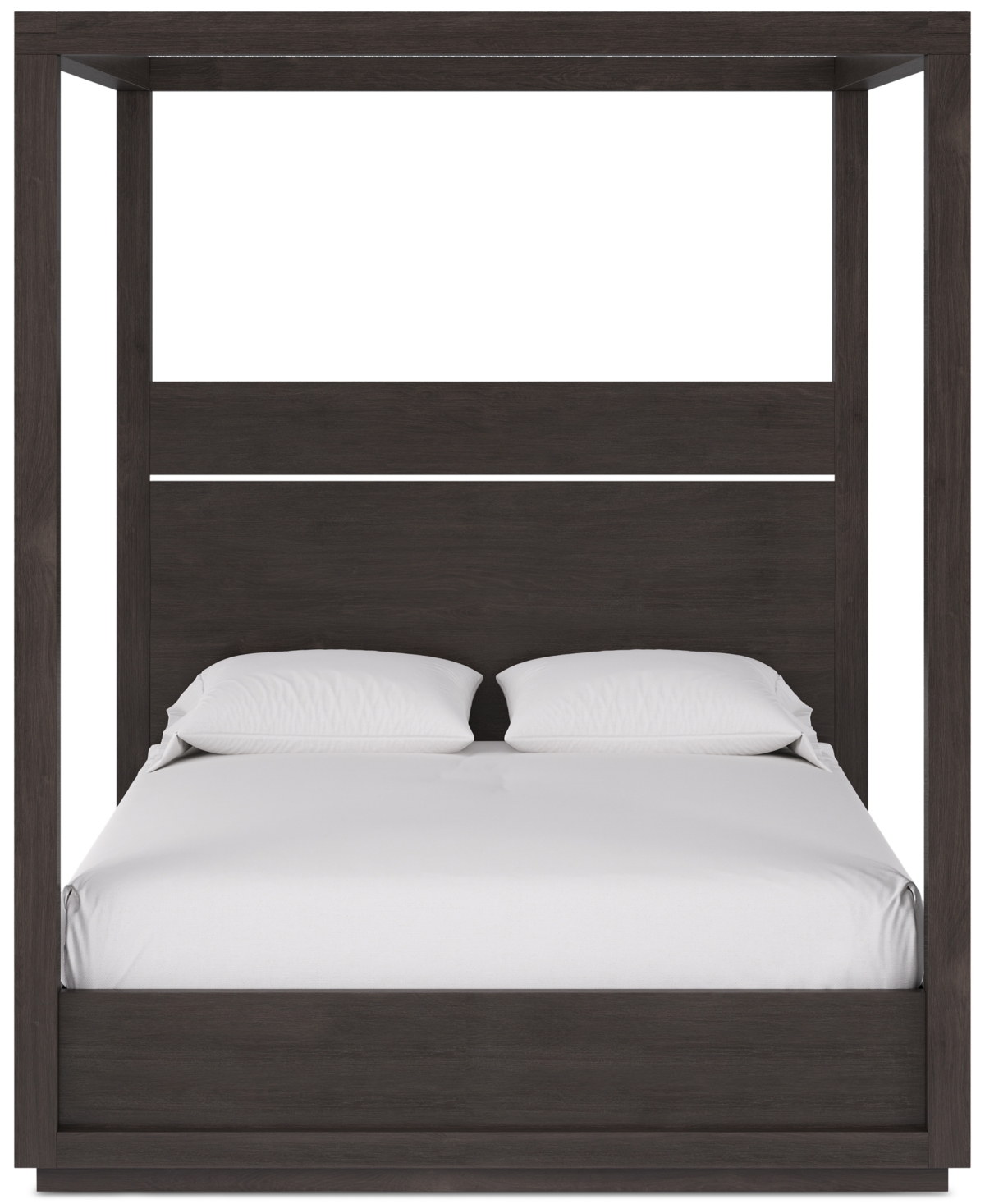 Shop Macy's Tivie 3pc Bedroom Set (california King Canopy Bed + Dresser + Nightstand), Created For  In Brown