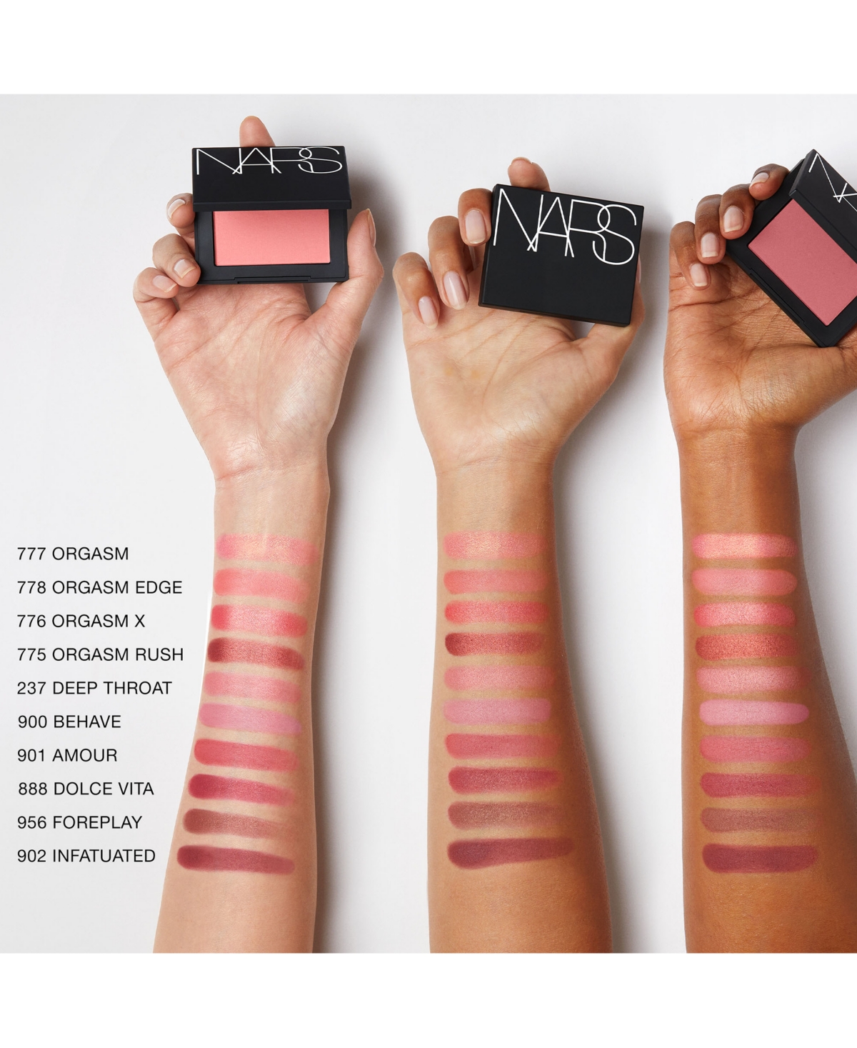 Shop Nars Blush In Orgasm X -  (shimmering Deep Coral With