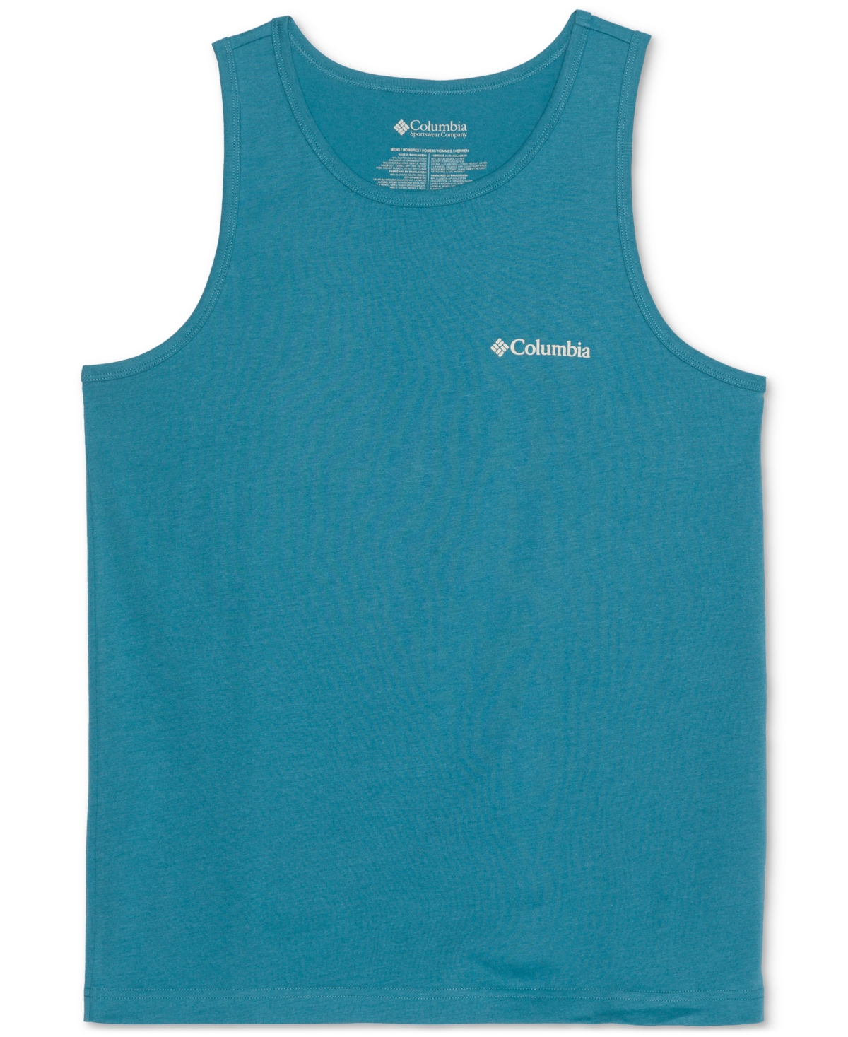 Shop Columbia Men's Explore The Outdoors Graphic Tank Top In Canyon Blue