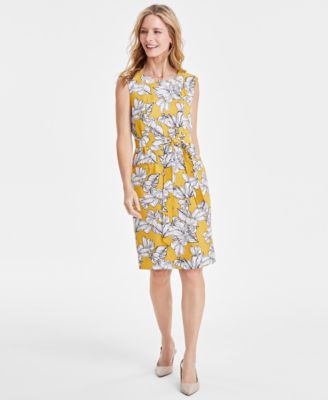 Kasper - Women's Floral-Print Sheath Dress