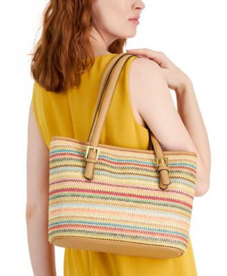 Classic Straw Tote, Exclusively at Macy's