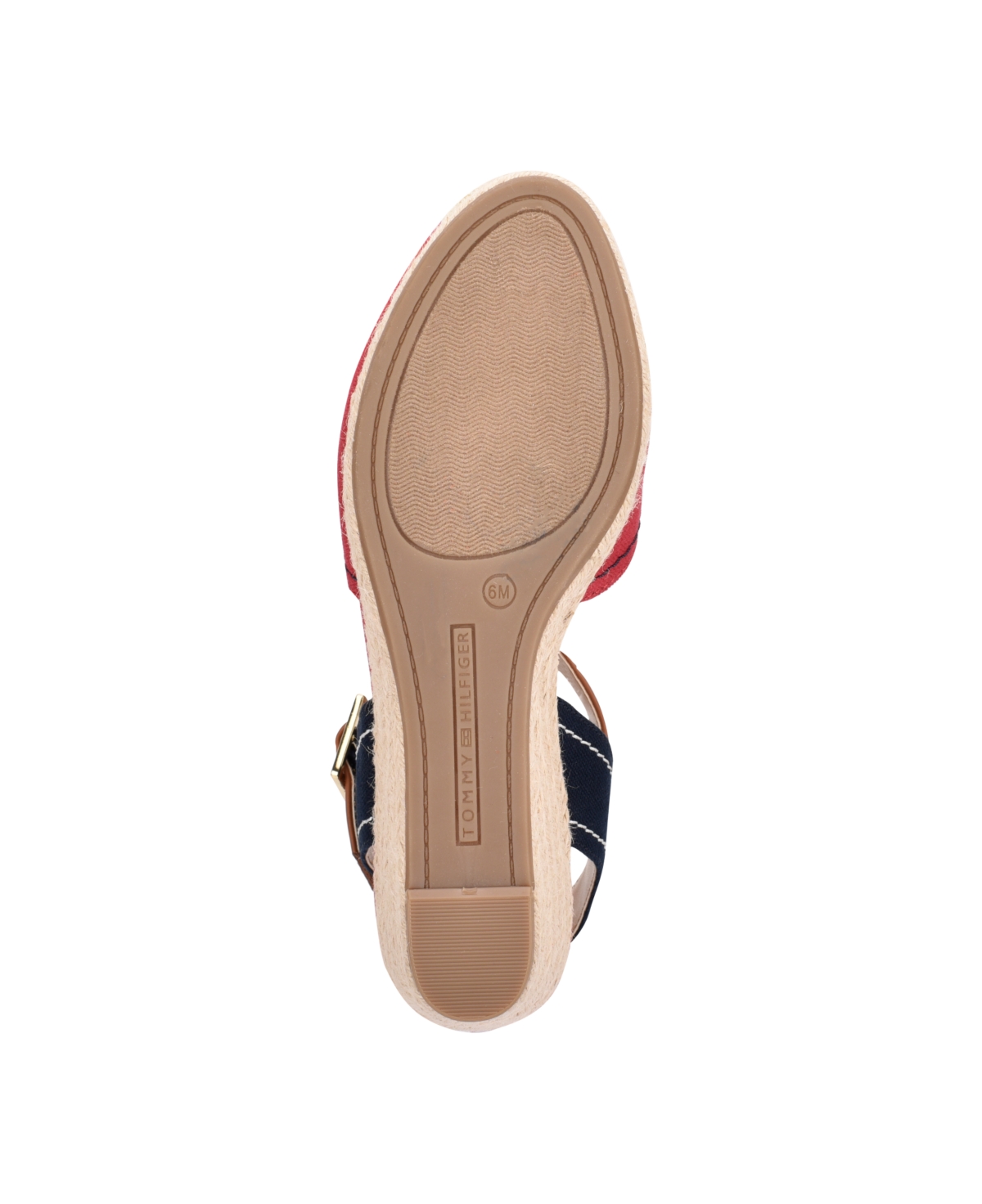 Tommy Hilfiger Women's Nilsa Closed Toe Espadrille Wedge Sandal In Red