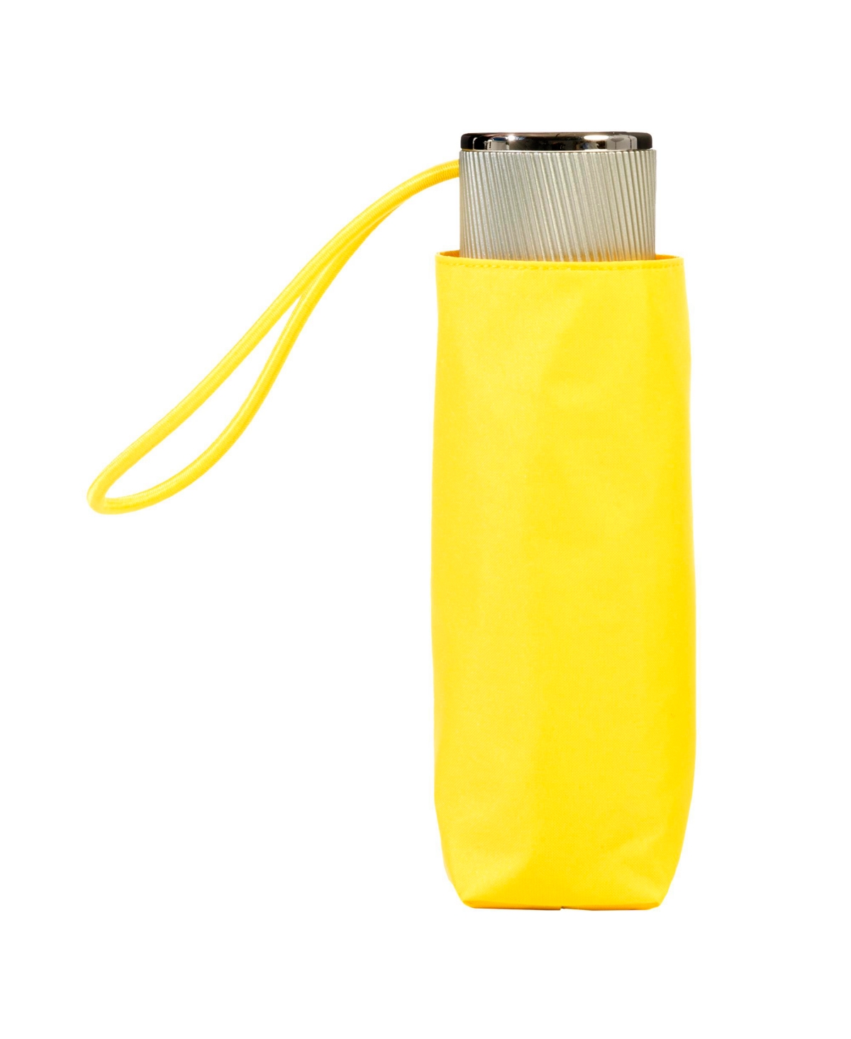 Shop Totes Water Repellent Mini Folding Umbrella In Lemonade