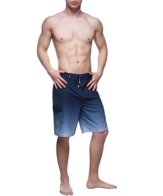 Men's 9" NO Liner Board Shorts Elastic Waist Quick Dry Swim Trunks