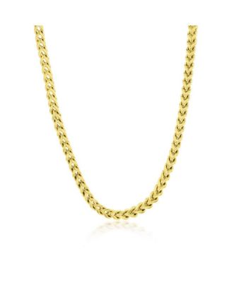 Stainless Steel 4mm Franco Chain Necklace