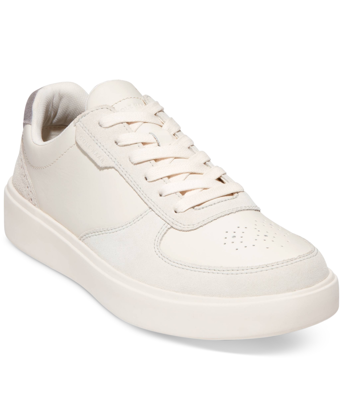 Cole Haan Men's Grand Crosscourt Transition Lace-up Sneakers In Ivory,silver Birch,ivory