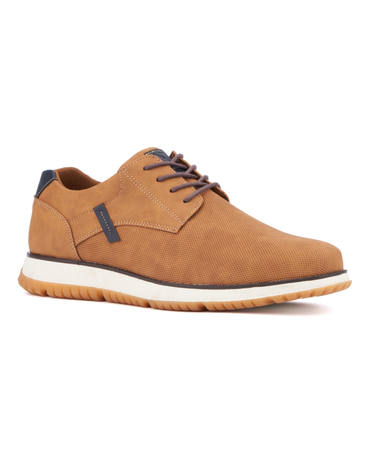 Shop New York And Company Men's Coda Low Top Sneakers In Camel