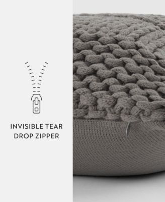 Cozy Chunky Knit Decorative Pillow, 20" x 20"