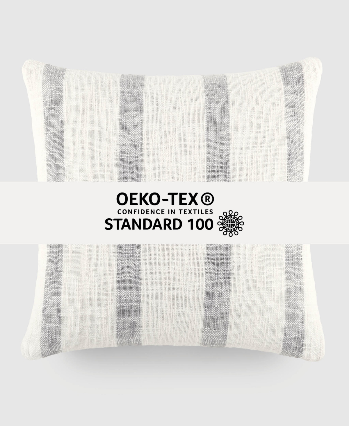 ienjoy Home Striped Yarn Dyed Decorative Pillow,