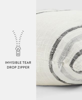 Striped Yarn Dyed Decorative Pillow, 20" x 20"