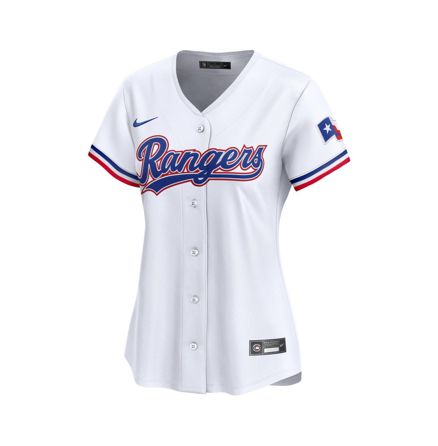 Женский топ Nike Jacob deGrom White Texas Rangers Home Limited Player Jersey — фото 3