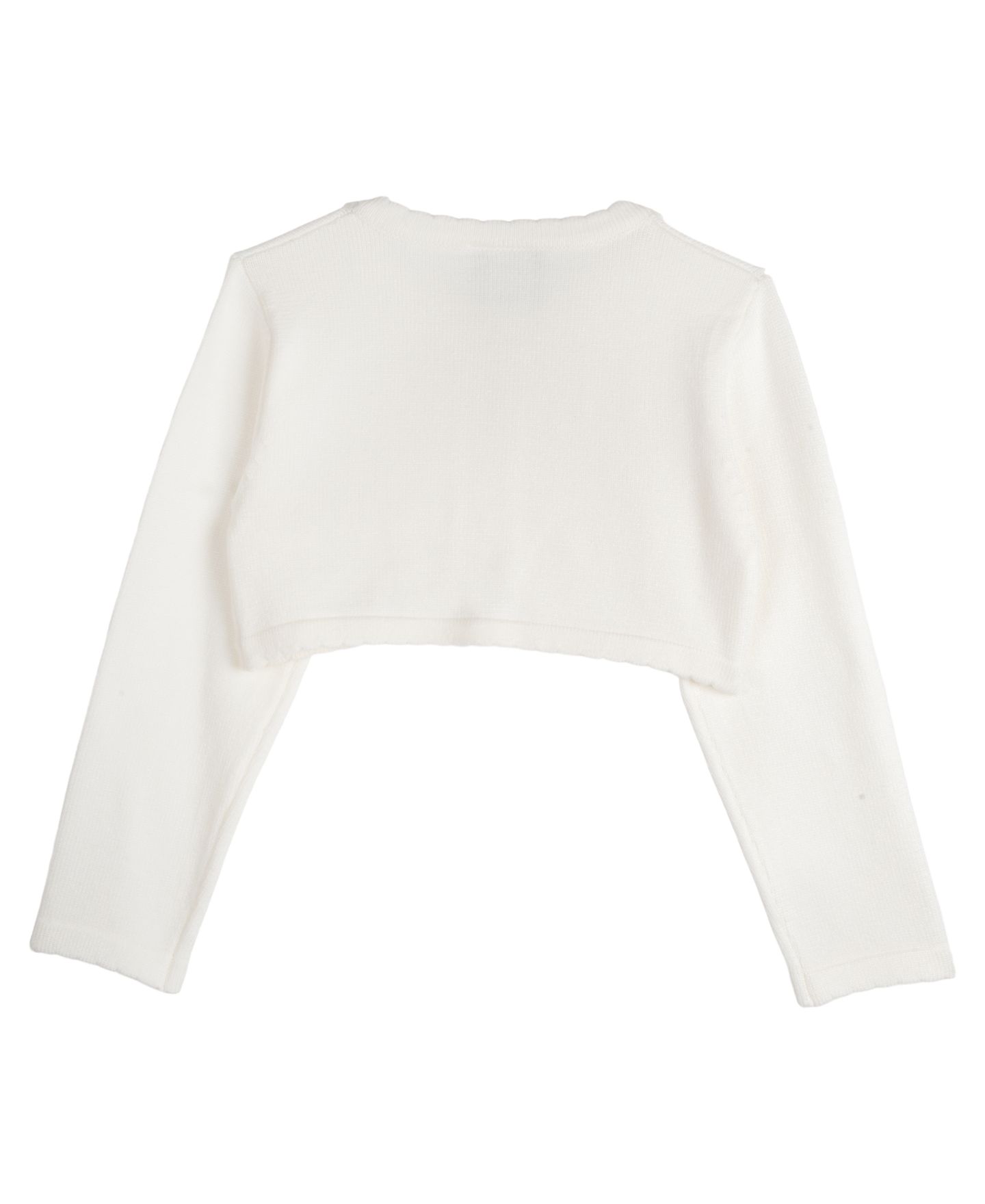 Кардиган Rare Editions Imitation Pearl Embellished Cardigan для девочек, цвет: Белый — фото 2