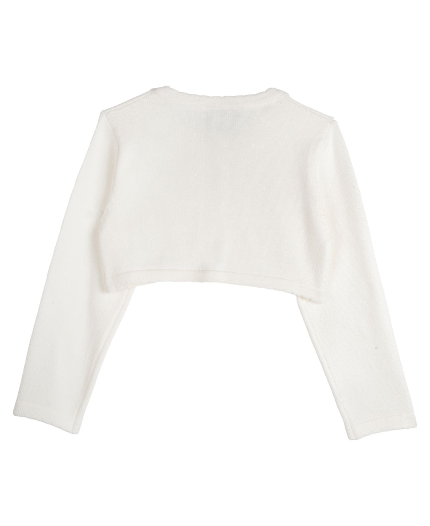 Big Girls Imitation Pearl Embellished Cardigan